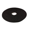 3M Scotch-Brite 20 in. D Non-Woven Natural/Polyester Fiber Floor Pad Black 7200-20